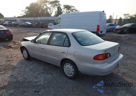 2002 Toyota Corolla Le из США, поврежденный, VIN 2T1BR12E22C583967
